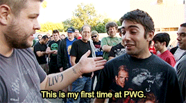 mithen-gifs-wrestling:  “I’m doing something for Highspots for the tenth anniversary of PWG, so we’re gonna go around and ask you guys what your favorite moment was.”