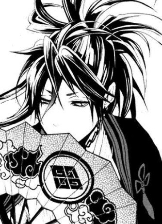 minobishe:  Tenka and his crab-like hair style (Donten ni Warau) 