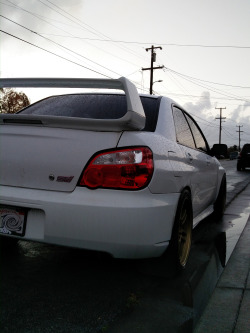 fuckyeahsubies:  One of my favorite pictures of my car, taken by me  