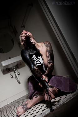 earthn:  Bodypaint: Venom Liquid Latex by Adam Jay