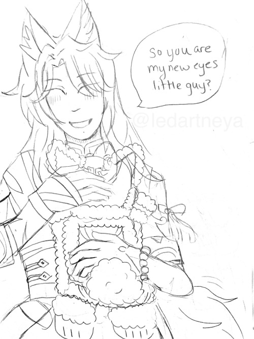 Jiaoqiu Sketch With Diting! Diting Would Be The Best Guide Doggo