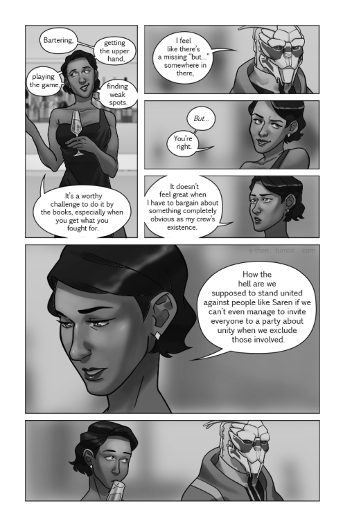 lady-halibuts-convos:ii-then: Dragon Age comicsHalla | The Artifact | Cultural DivideMass Effect Com