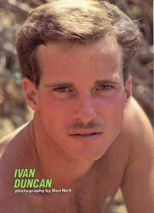 From IN TOUCH FOR MEN magazine No 121 (Dec 1988)Model is Ivan Duncan