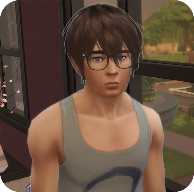 ‘what a face’ #heero yuy#gundam wing#the sims#baby #death by heero