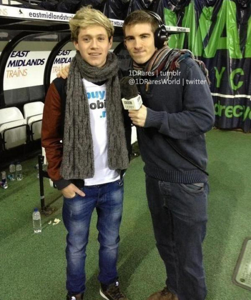 Rare pic of Niall with a guy at a train station not too long ago :) Follow our tumblr and twitter fo