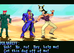 pixelclash:  help - JoJo’s Venture (Capcom - arcade - 1998) 