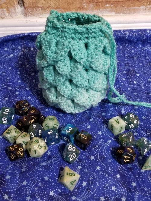 Dragon Egg Dice Bag //NerdyDragonsNest