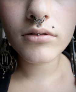 somefunwithneedles:  All good things come in threes. Hika K. Bodypiercing. Berlin. hika_k_bodypiercing@yahoo.de 