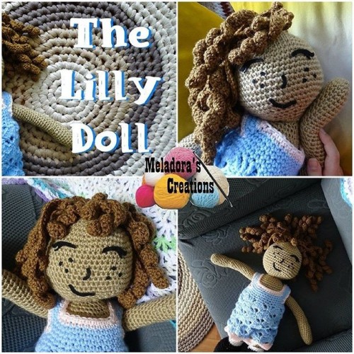 “The Lilly Doll Crochet PDF Pattern"��Find all my PDF crochet patterns on my shops on:��E