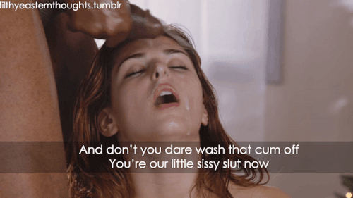 filthyeasternthoughts: This is me officially giving into wanting to be a sissy. I sucked cock before