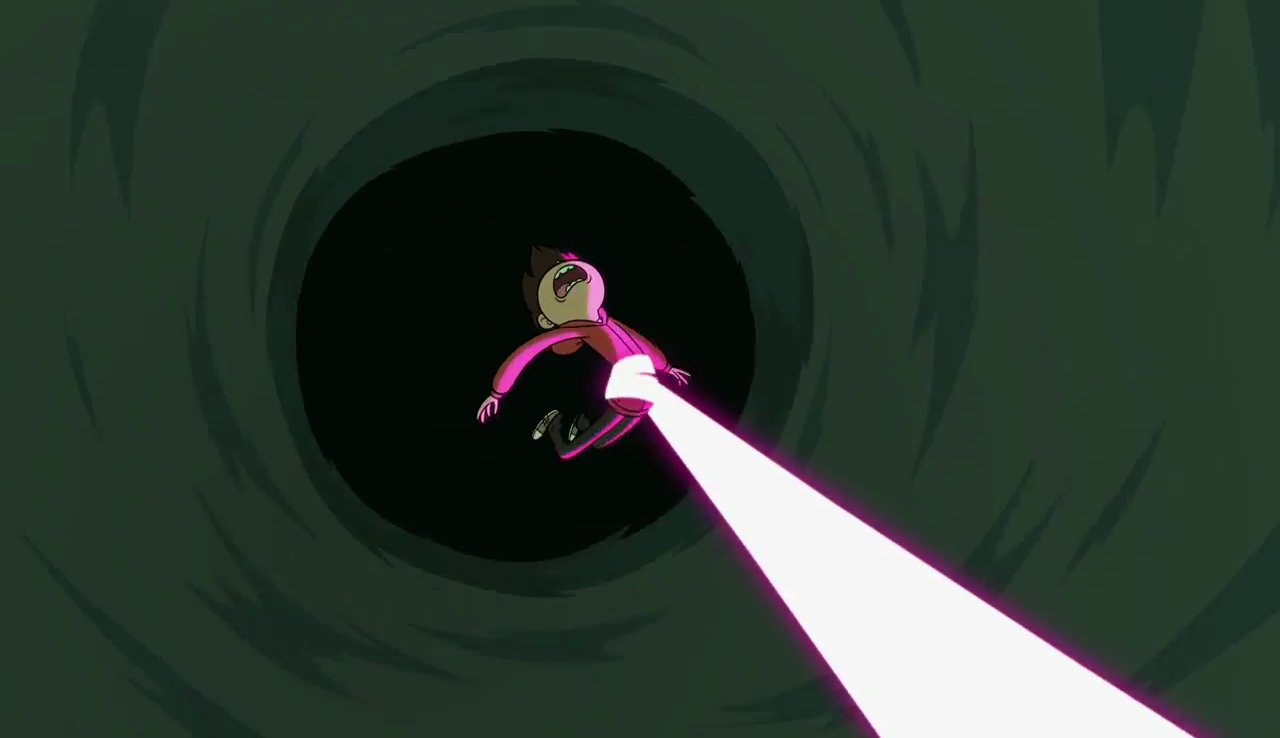 Those scenes could be from the same episode/climax.Looks really dark and ominous,