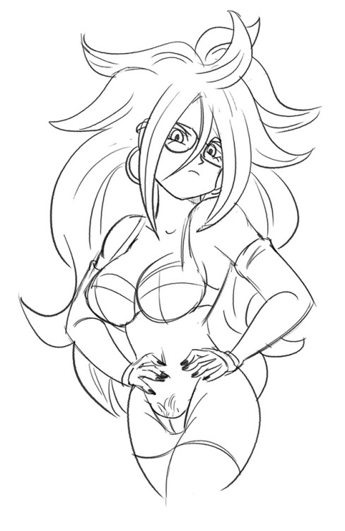 funsexydragonball:Android Waifu. ;9