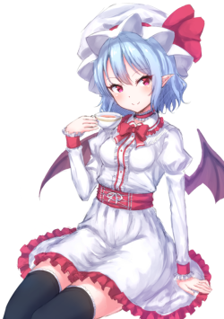 remilia scarlet (touhou) drawn by junior27016