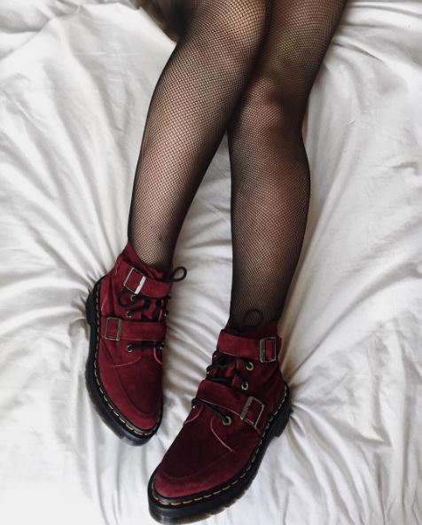 DR. MARTENS — Docs of The Day: The Masha boot in Wine, shared by...