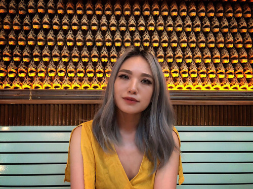 That’s a wall of Piranha skulls behind me.. . . . #ironside #sandiego #piranha (at Ironside Fish &