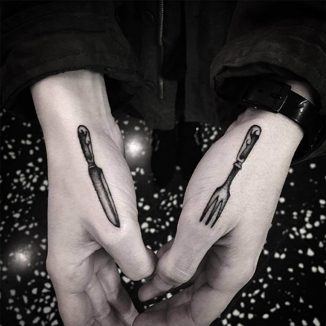 Knife Fork Spoon Tattoo  Best Tattoo Ideas Gallery