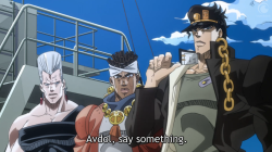 New-Evitron:  Jotaro Has A Keen Sense Of When To Drop One-Liners But Clearly Can