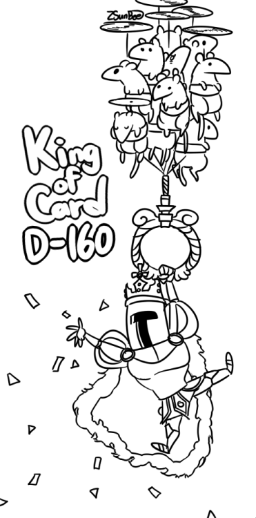  D-160 for King of Card!!Fly king knight, Fly!!