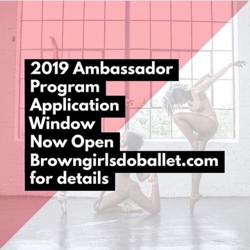 There are just a few days left! Applications are live! The window closes 10.31.18 at 11:59pm! #brown