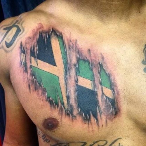 Brittney Hughes on Instagram Jamaican to the core britinktattoos  BR  8208961 jamaicantat  Jamaican tattoos Ink tattoo Jamaican  flag