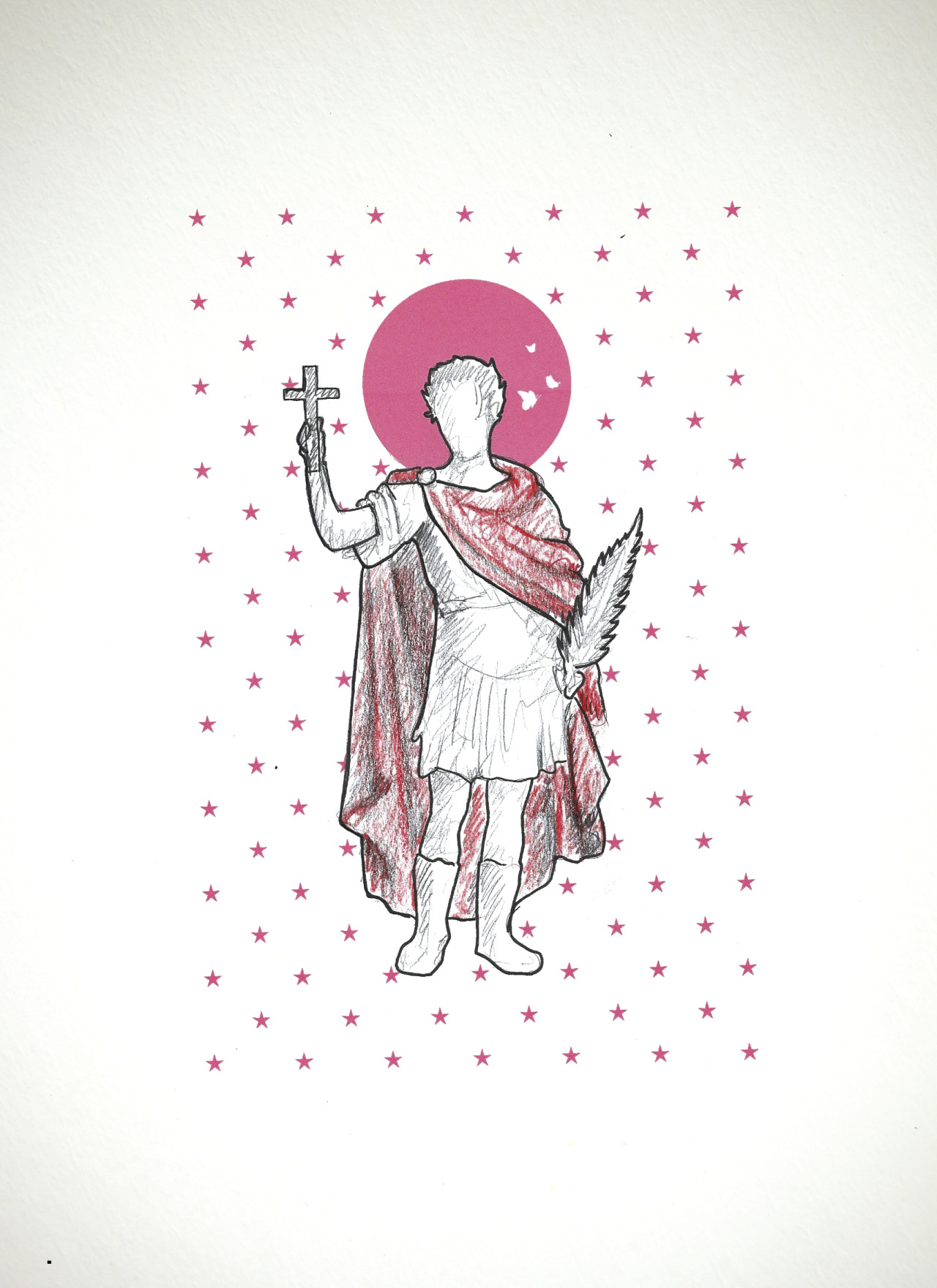 jeromepellerin:  Étude pour Saint Expedit