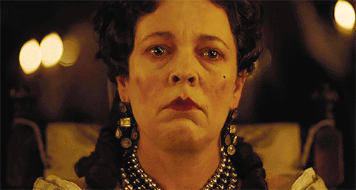youlooklikearealbabetoday:“The meaning of this scene was really about Queen Anne’s jealousy of my ch