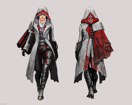 strategichomelanddivision:  Evie Frye + Outfits + Concept Art 