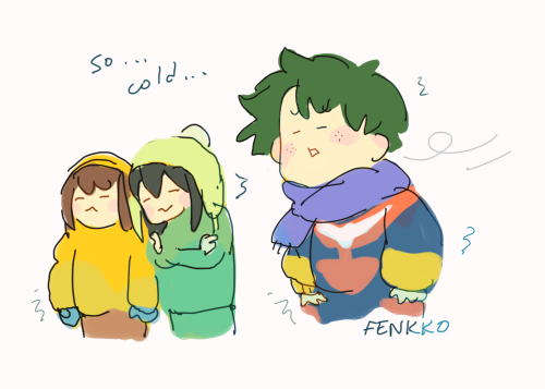 fenkko:i live in new england and the winters are pretty cold, so back in middle school my friends wo