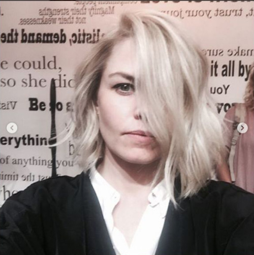 efnewsservice: jenmorrisonlive Day 99: stages of my favorite hair cut by @riawna I LOVE LOVE LOVE IT