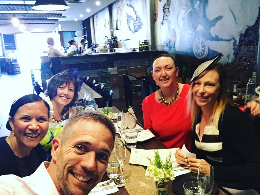 A couple of hours off with our awesome team for lunch and a little bubbly #giddeup #melbournecup #bastonandco #vicparklife (at The Precinct_Vic Park)