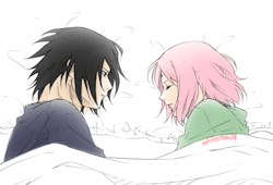 sakura-and-sasuke:  Kaaaaahhhh so cute &gt;// 