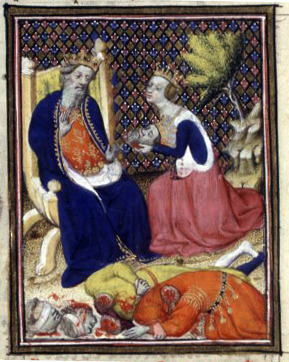 Illustrations from a 15th century “De mulieribus claris” manuscript, 1403