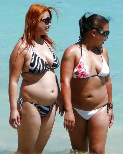 Big Beautiful Women on the Beach