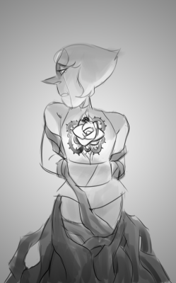 gemlings:  i imagine there’s gunna be a point in pearl’s character arc where she’ll have to let go of rose and accept what’s happened or suffer the consequences of holding on……..anyway this was an idea i got last night while lying in bed and