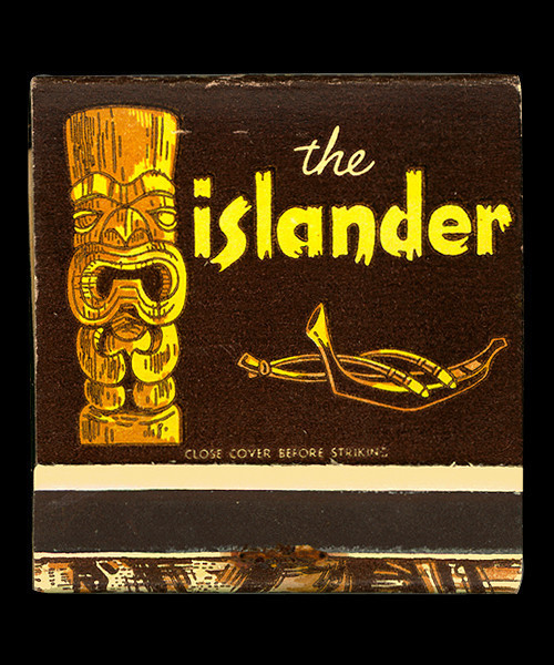 sailorgil: “ The Islander "  …  Matchbook, 1960’s, Los Angeles