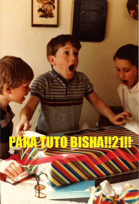 Nos aniversários tem: