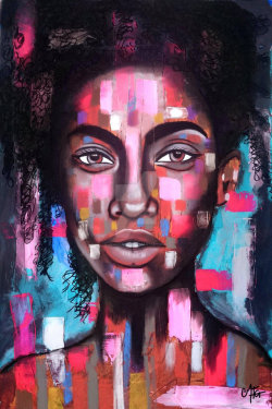 fyblackwomenart:  Crystal by frankiegreig