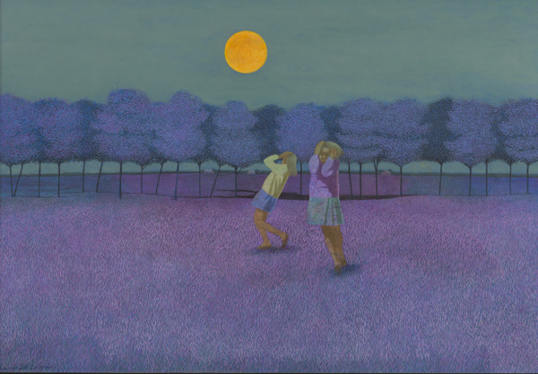 urgetocreate:  Carroll Cloar, Moonstricken Girls, 1968 
