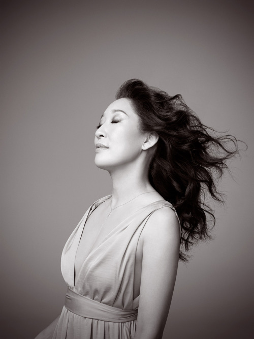 emilyshur:  Outtake of the beautiful Sandra Oh from my Entertainment Weekly shoot back in March. &nb