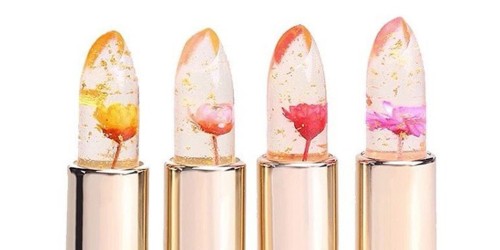 kailijumei gold foil flower lipstick