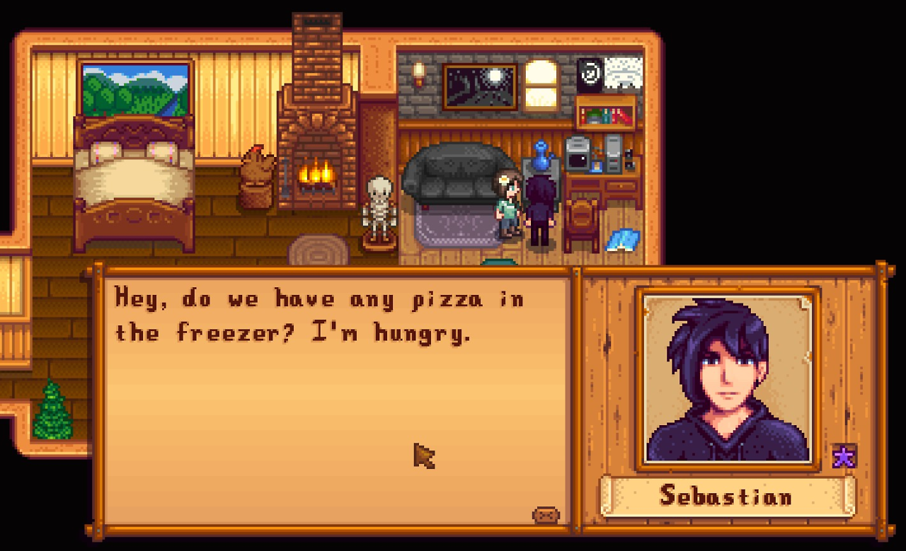 photo Sebastian Stardew Valley Spouse Room married sebastian