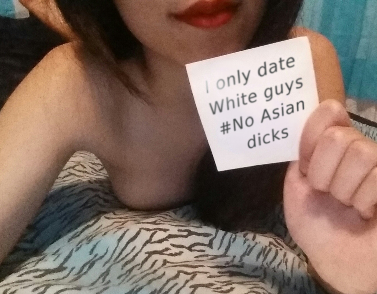 chinkslutty-judy:  asianwomenforwhitemen:  Asian girls be like…  Yes so true 