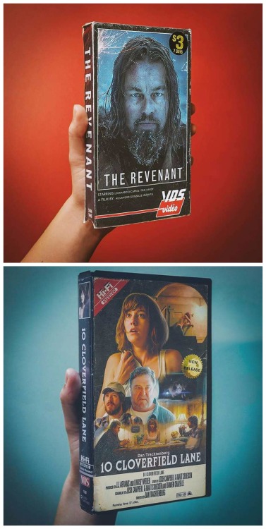 celestial-elf-from-space: sugar-lemonn: pr1nceshawn: Real functional VHS for modern movies by O