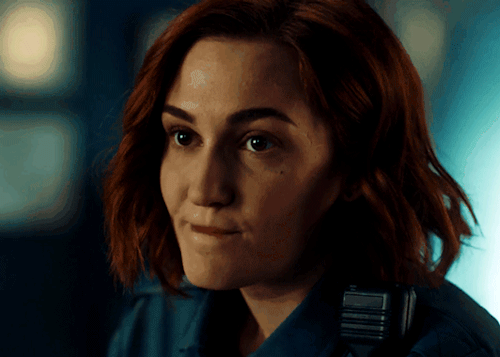 katbarrellgifs:    Nicole Haught - 3x07 ‘ I Fall To Pieces ‘   