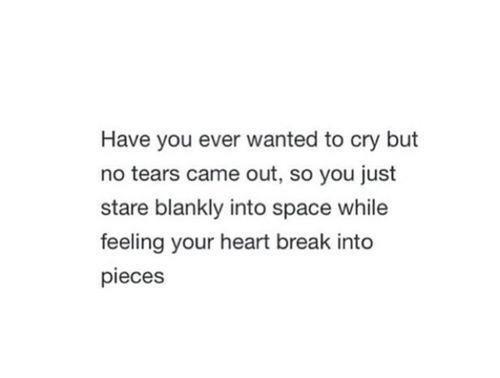 thesmilemask:  “Have you ever not been able to cry?”