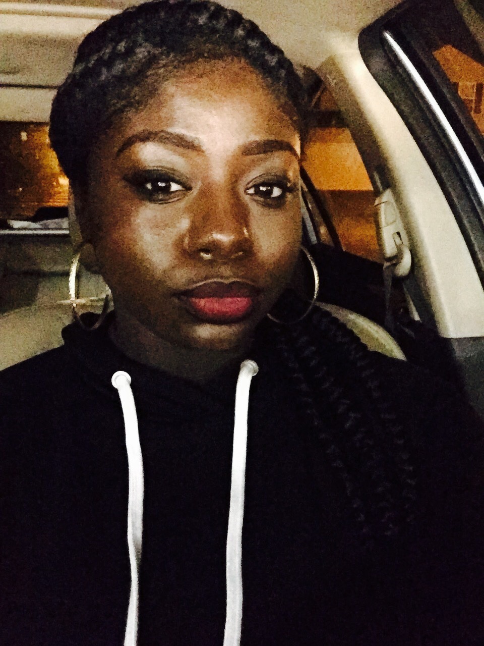shellymarant:  #darkskinnedbeauty #ghana #colorednatural #curves #naturalhair