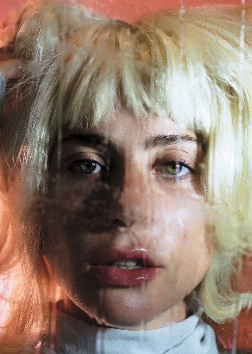 Lady Gaga photographed by Marilyn Minter for The New York Times.I asked Gaga later what we can expec