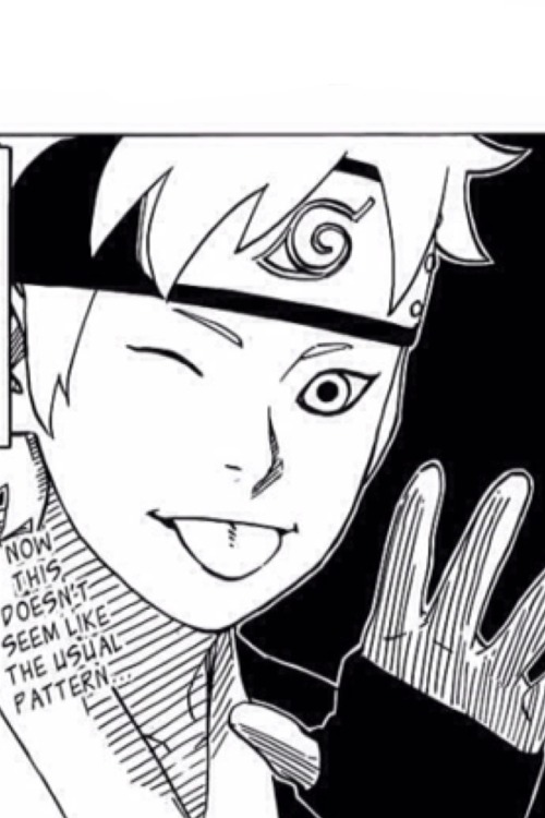 vicolasemi:  “We’re the konoha platoon under Sarutobi-sensei’s command!…The leader of this platoon is Konohamaru-sensei.…Then, there’s Uzumaki Boruto.…Next up, Uchiha Sarada.…Finally, me, Mitsuki…”