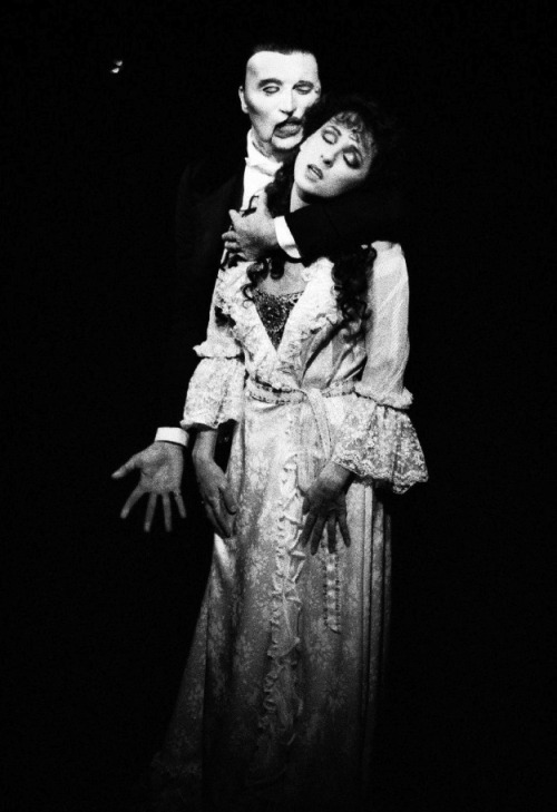 operafantomet: Michael Crawford as the Phantom (West End photos)The MOTN ones are with Rebecca Caine