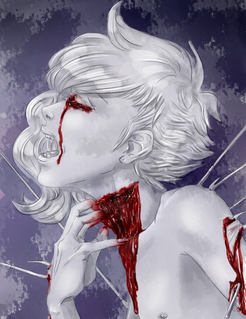 master-juunanagou17: Genesis - Torn ~ againI haven’t drawn much blood recently… need to rectify that